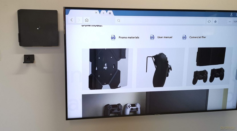 4mount - Wall Mount For PS4 Slim