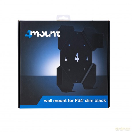 Uchwyt ścienny 4mount - Wall Mount For PS4 Slim - Black