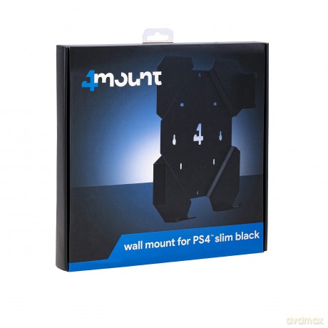 Uchwyt ścienny 4mount - Wall Mount For PS4 Slim - Black