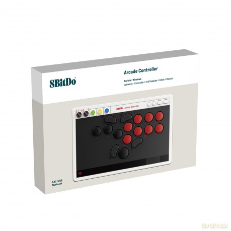 8Bitdo - Arcade Controller - Grey