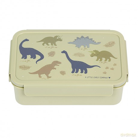 A little lovely company - Bento Lunch box - Dinosaurs - 22 x 7.5 x 14.5 cm