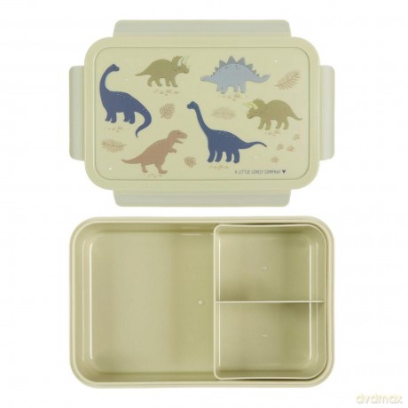 A little lovely company - Bento Lunch box - Dinosaurs - 22 x 7.5 x 14.5 cm