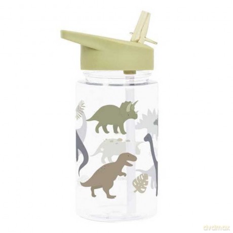 A little lovely company - Drink Bottle - Dinosaurs - 7.3 x 16.5 x 7.3 cm