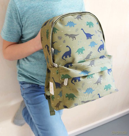 A little lovely company - Little Backpack - Dinosaurs - 22 x 30 x 10 cm