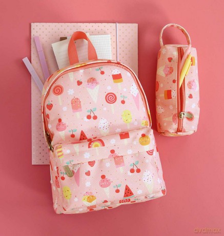 A little lovely company - Little Backpack - Icecream - 22 x 30 x 10 cm
