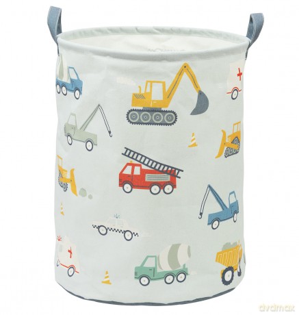 A little lovely company - Storage Bag - Vehicles - 40 x 50 x 40 cm
