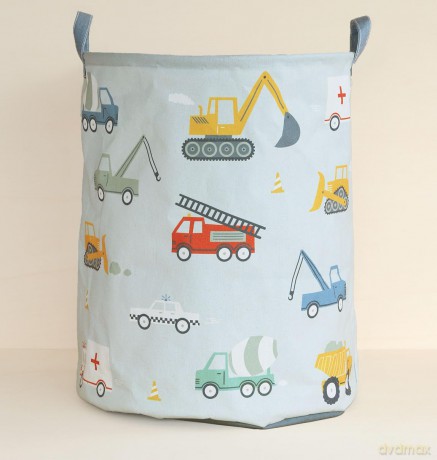 A little lovely company - Storage Bag - Vehicles - 40 x 50 x 40 cm