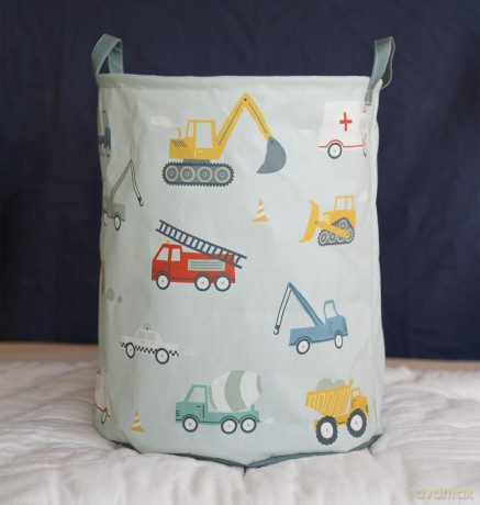 A little lovely company - Storage Bag - Vehicles - 40 x 50 x 40 cm