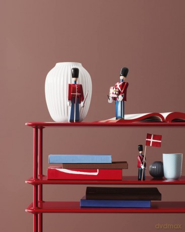 âKay Bojesen - Standard-Bearer with Textile Flag - 22 cm