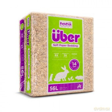 Papierowa ściółka Uber - Soft Paper Bedding 56l Nature - (45031)