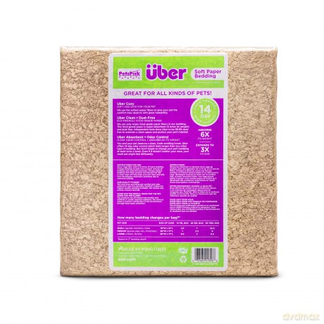 Papierowa ściółka Uber - Soft Paper Bedding 56l Nature - (45031)
