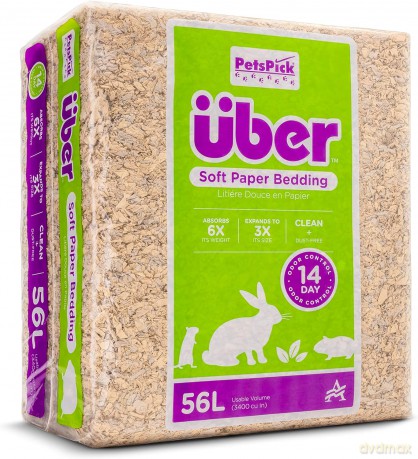 Papierowa ściółka Uber - Soft Paper Bedding 56l Nature - (45031)