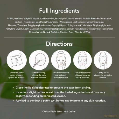 Abib - Heartleaf Spot Pad Calming Touch - 150 ml