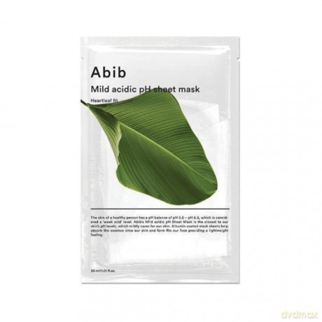 Abib - Mild Acidic pH Sheet Mask Heartleaf Fit - 27 ml