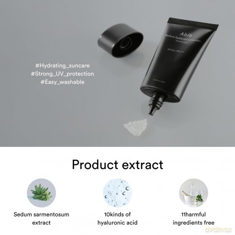 Abib - Sedum Hyaluron Sunscreen Protection Tube - SPF50+ PA++++ - 50 ml