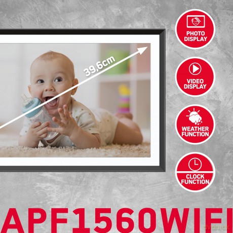 AGFA - Digital Photo Frame - WiFi Frameo