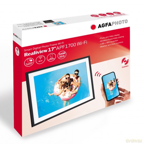 AGFA - Digital Photo Frame - WiFi Frameo