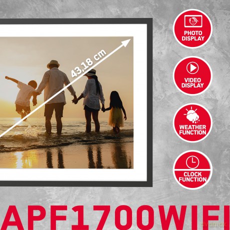AGFA - Digital Photo Frame - WiFi Frameo