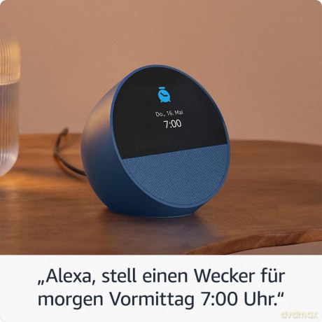Amazon - Echo Spot (2024) Smart Clock with powerfull sound and Alexa