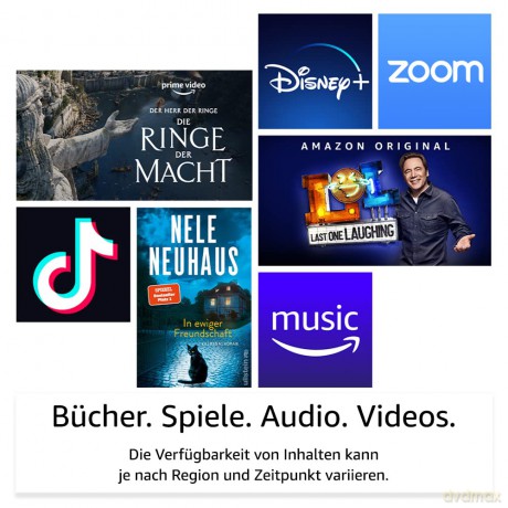 Amazon - Fire HD 8 Tablet 2022 8 HD display 64 GB - Black