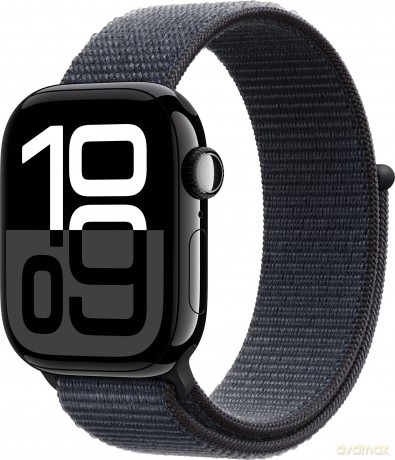 Apple - Watch Series 10 (GPS) - 42 mm Jet Black