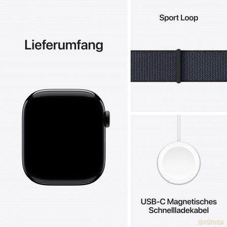 Apple - Watch Series 10 (GPS) - 42 mm Jet Black