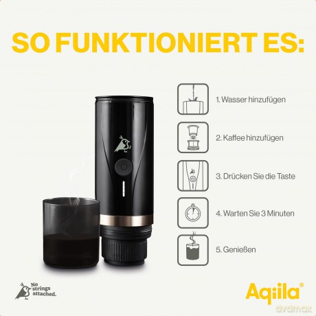 Aqiila - Coffeebird - Portable espresso machine [SPORT]