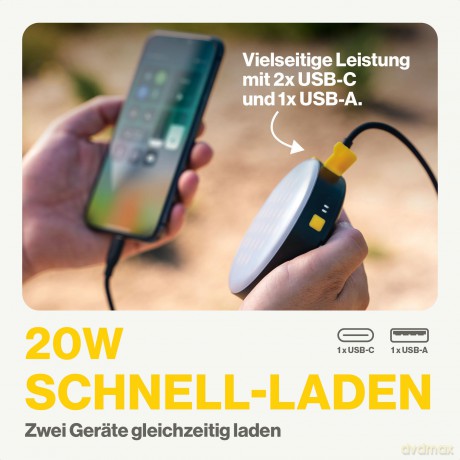Aqiila - Lightbird BL10 - Campinglight with powerbank [SPORT]