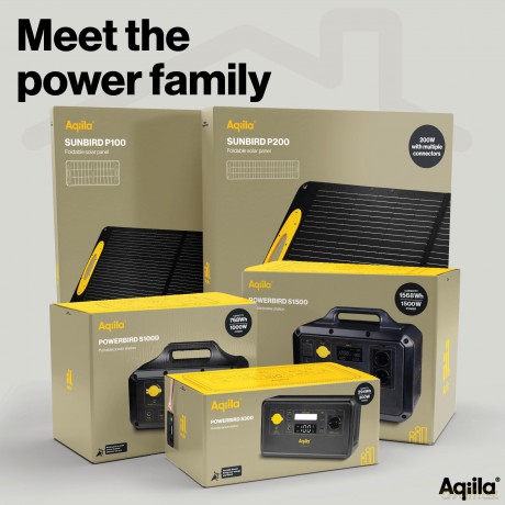 Aqiila - Sunbird P200 - Foldable solar panel, 200W