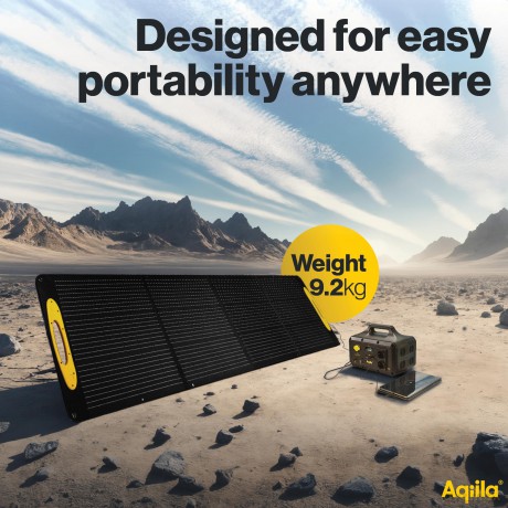 Aqiila - Sunbird P200 - Foldable solar panel, 200W