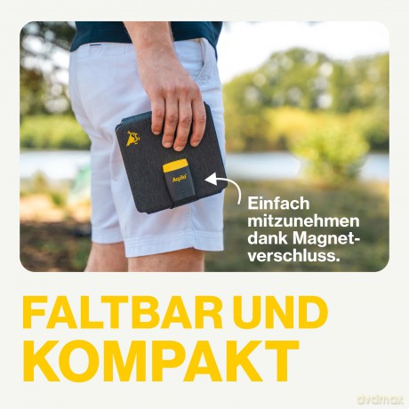 Aqiila - Sunbird P21 - Foldable solar charger with USB-C port
