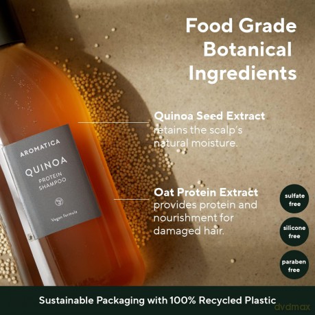 Aromatica - Quinoa Protein Shampoo - 400 ml