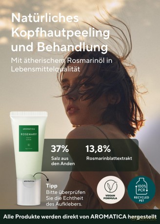 Aromatica - Rosemary Scalp Scrub - 165 g