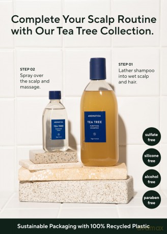 Aromatica - Tea Tree Purifying Shampoo - 400 ml