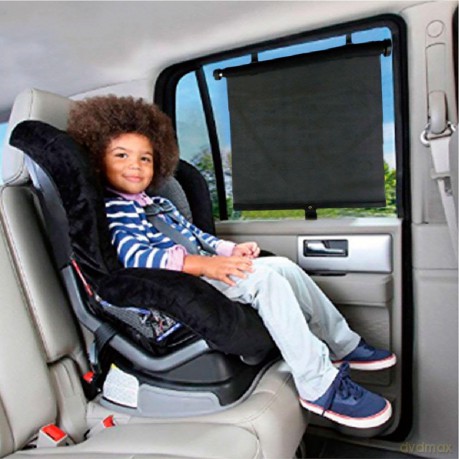 Asalvo - Car Sunshade - Black - 45x36 cm