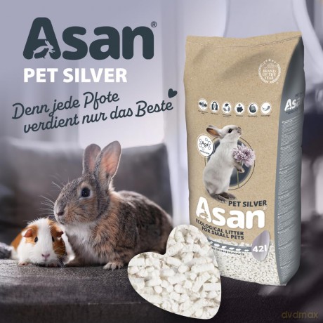 Asan - Pet Silver Bedding 42l 8kg - (859407307015)