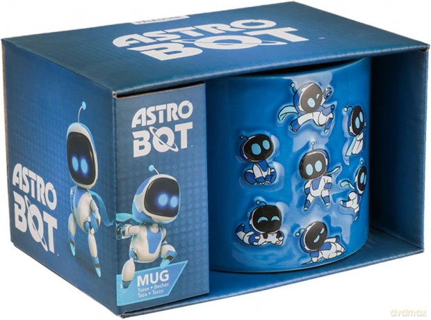 Astro Bot kubek z tłoczonym wzorem
