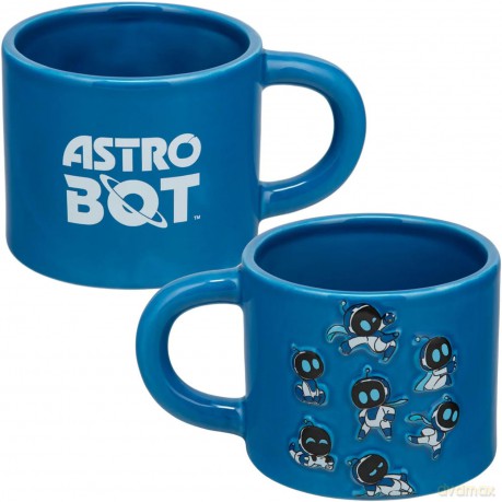 Astro Bot kubek z tłoczonym wzorem