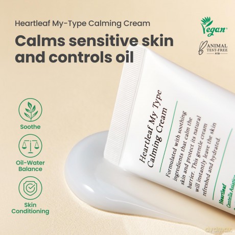 AXIS-Y - Heartleaf My Type Calming Cream - Baby Blue - 60 ml
