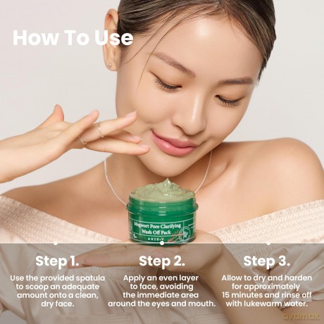 AXIS-Y - Mugwort Pore Clarifying Wash Off Pack - 100 ml