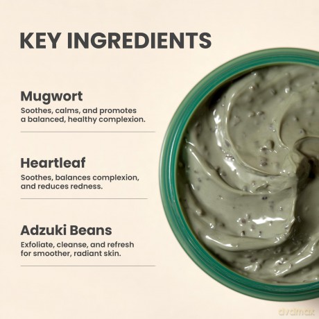 AXIS-Y - Mugwort Pore Clarifying Wash Off Pack - 100 ml