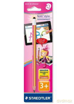 Ołówek Noris Stylus Jumbo Hb Z Rysikiem Do Tabletów Różowy [SZKOŁA]