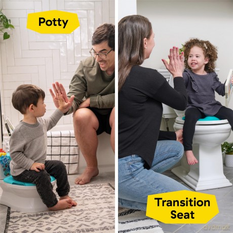 Baby Einstein - Geared for Success 2-in-1 Potty Training System - Flerfarvet - 18-60 M