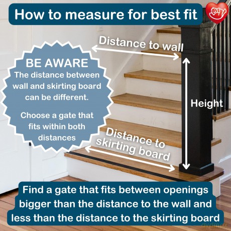 BabyDan - MultiDan Metal - Black - 62.5 cm to 106.8 cm (24.7 to 42)