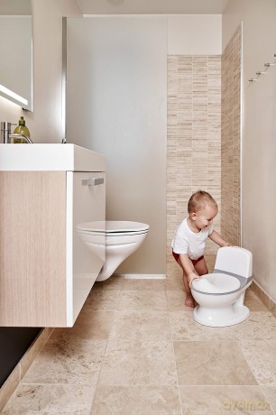 BabyDan - Potty w. Flush Sound - White