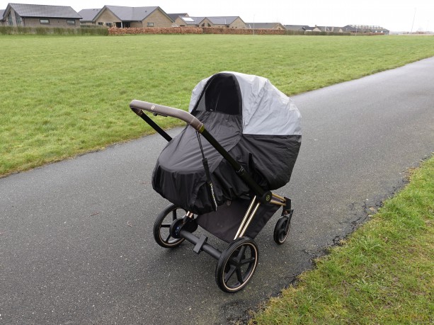 BabyDan - Super Safe Rain Cover - Combi Black - 80 cm