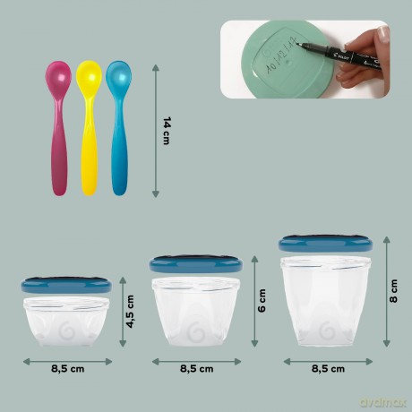 Babymoov - Babybols Multi Set - 3x120ml, 3x180ml, 6x250ml