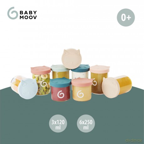 Babymoov - ISY Bowls - 6 x 250ml + 3 x 120ml
