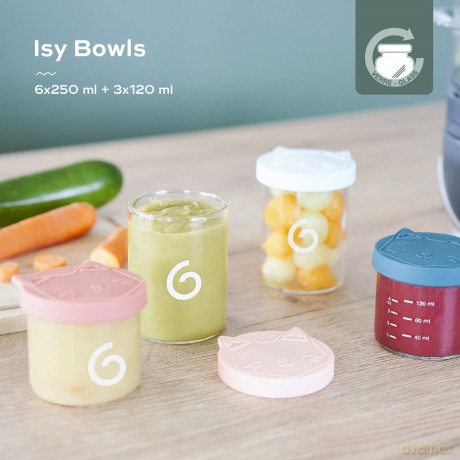 Babymoov - ISY Bowls - 6 x 250ml + 3 x 120ml
