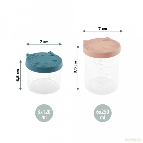 Babymoov - ISY Bowls - 6 x 250ml + 3 x 120ml